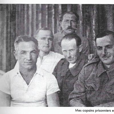 Georges Dauvé et ses copains prisonniers