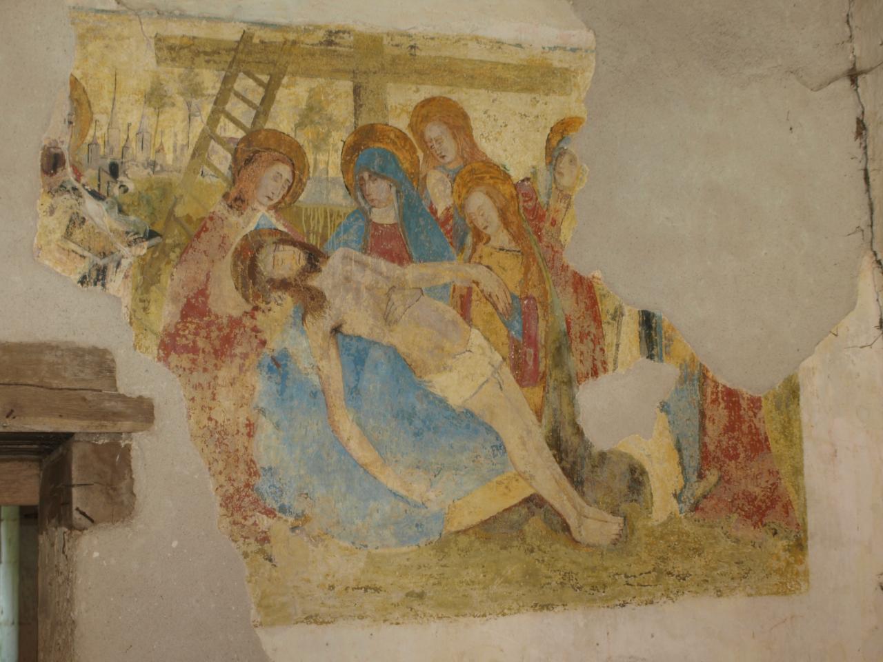 Fresque (La descente de la croix)