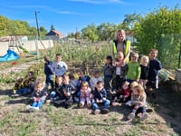 Le jardin n'a désormais plus aucun secret pour les élèves.