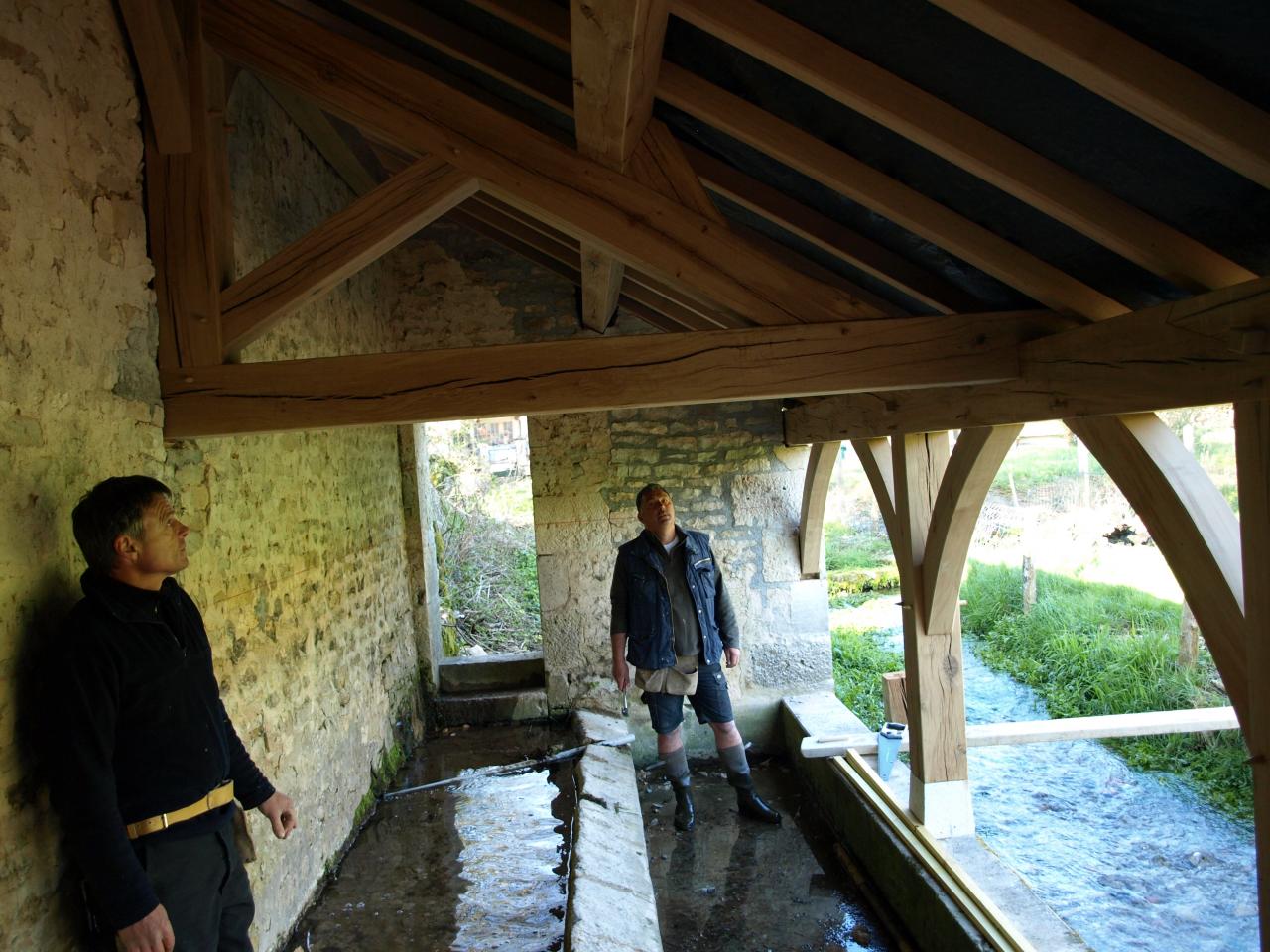 Rénovation du lavoir-avril 2015