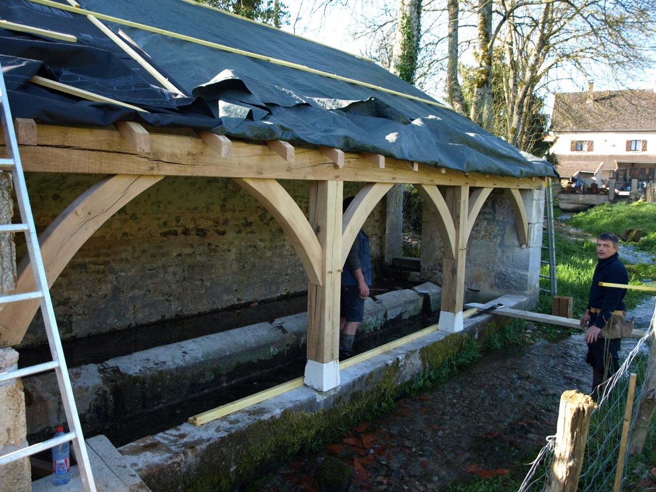 Rénovation du lavoir- avril 2015