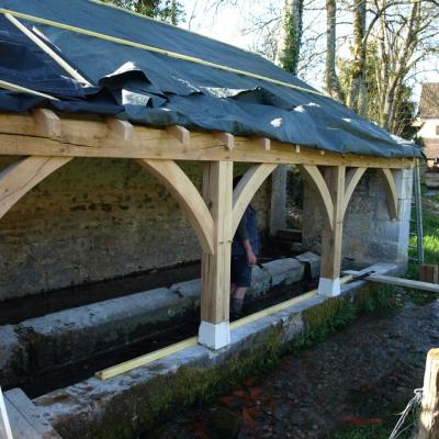 Rénovation du lavoir- avril 2015