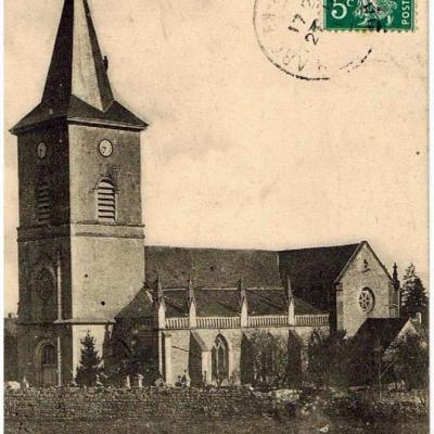 Pose du coq du clocher mars 1911