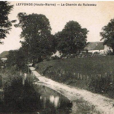 Chemin du ruisseau