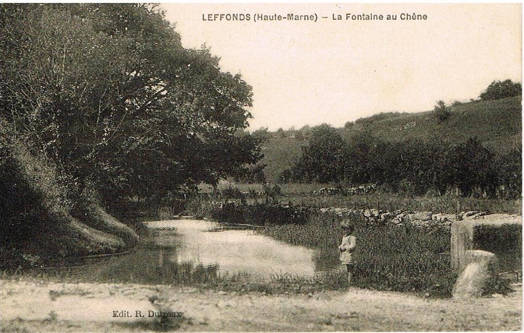 La fontaine au Chêne