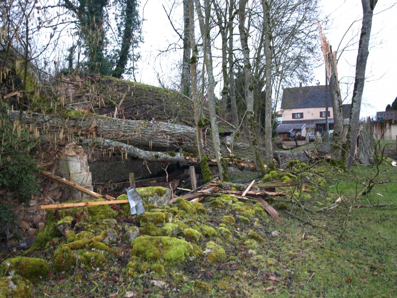 Triste sort pour le lavoir