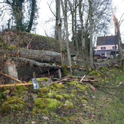 Triste sort pour le lavoir