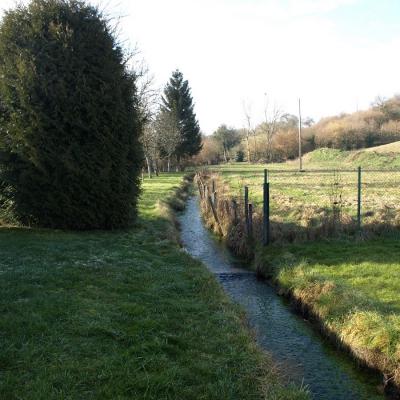 Le vallon traversé par le ruisseau des Sointures