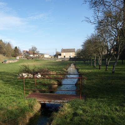 Le vallon traversé par le ruisseau des Sointures