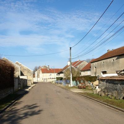 Rue de la cressonnière en venant de Marac