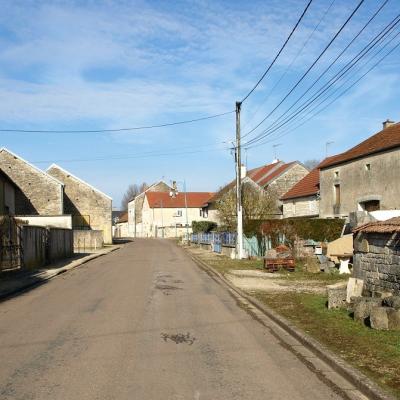 Rue de la cressonnière en venant de Marac