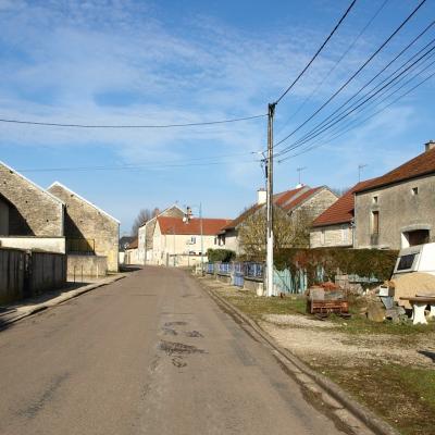 Rue de la cressonnière en venant de Marac