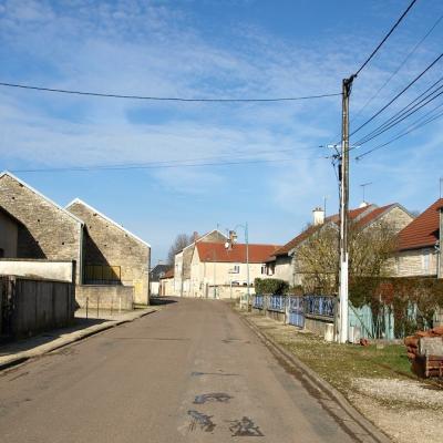 Rue de la cressonnière en venant de Marac