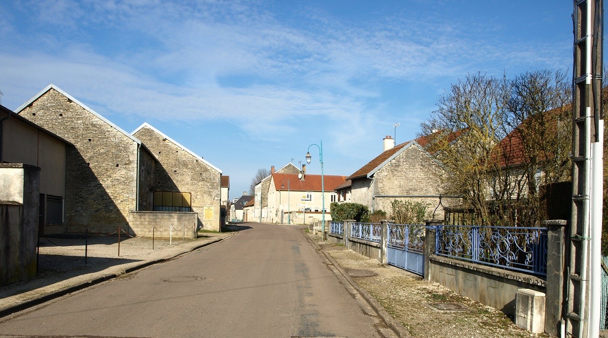 Rue de la cressonnière en venant de Marac