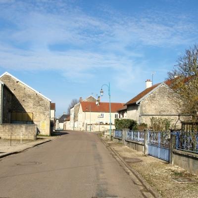 Rue de la cressonnière en venant de Marac