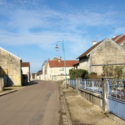 Rue de la cressonnière en venant de Marac