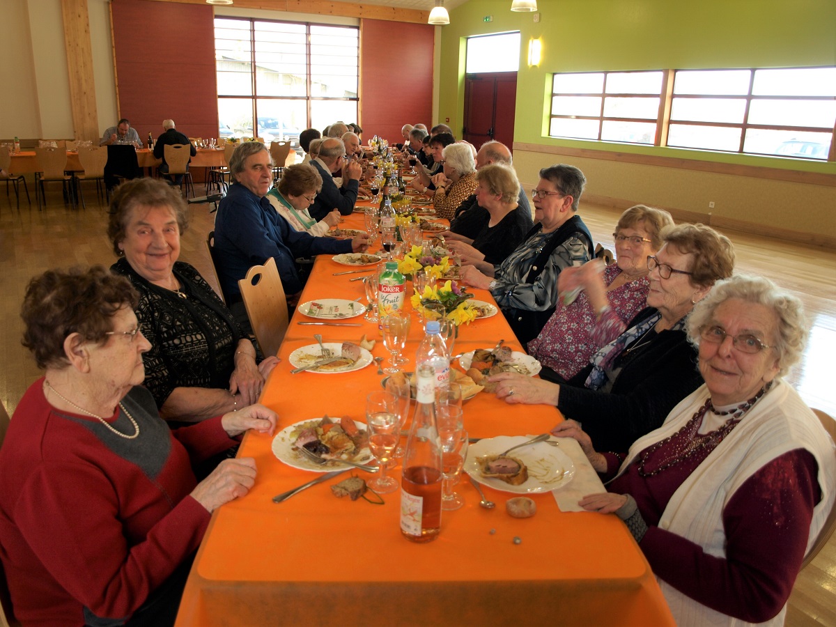 Repas des ainés le 08 mars 2020.