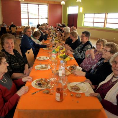 Repas des ainés le 08 mars 2020.