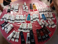 Visite d'un atelier de peinture et son artiste