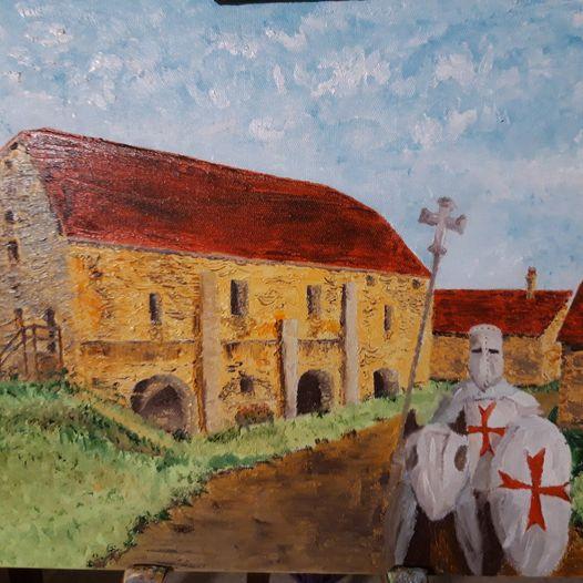 Les peintres sur la via francigena