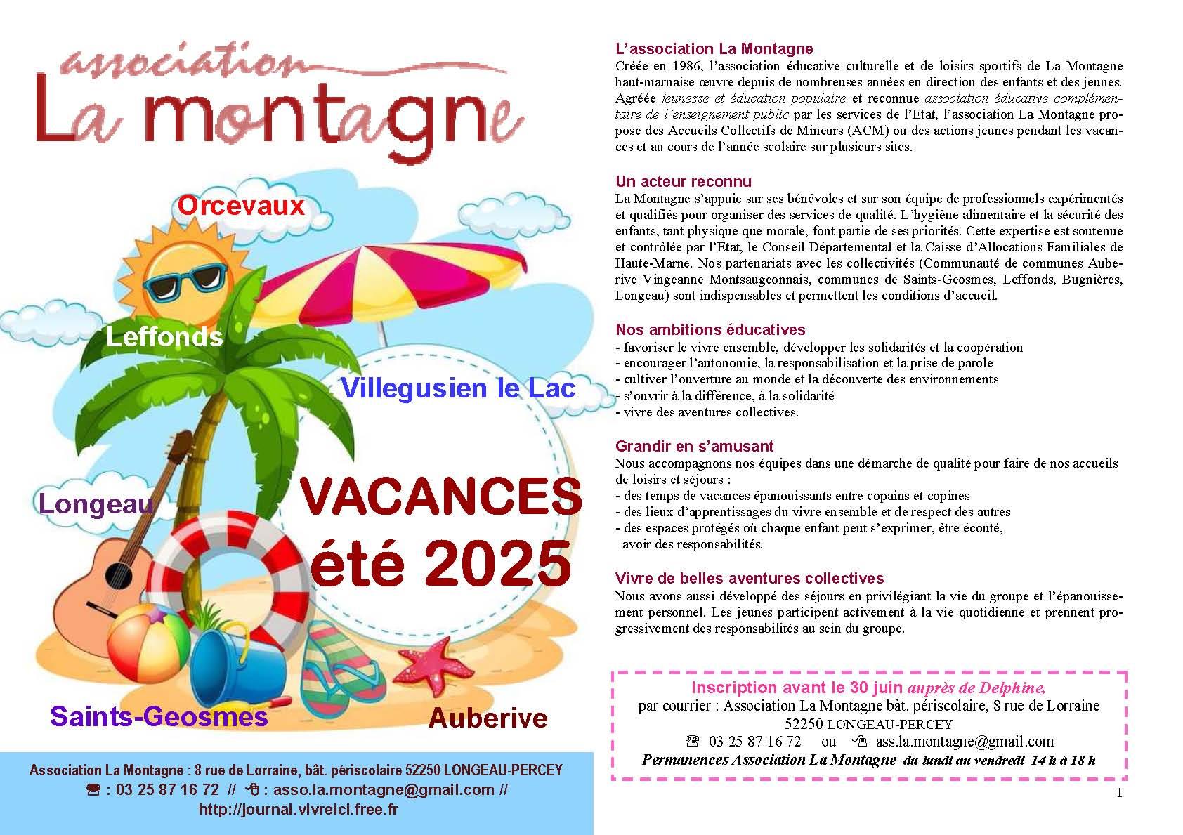 Programme la montagne